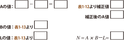 例題：f通り　計算