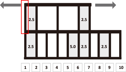 Ｙ邸ｈ通り軸組図